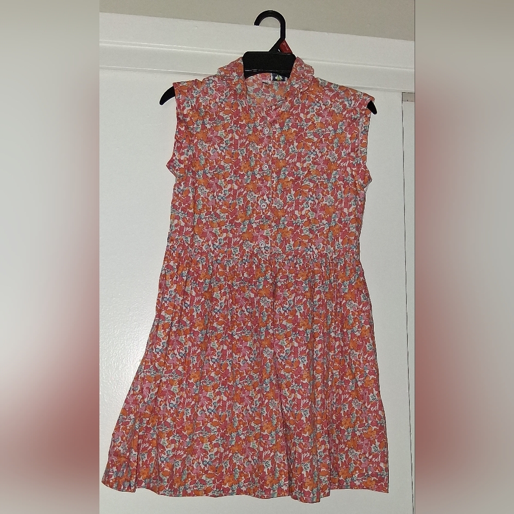 Floral Pink Kids Dress